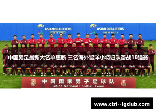 中国男足最新大名单更新 三名海外留洋小将归队备战18强赛 中国男足最新大名单更新 三名海外留洋小将归队备战18强赛